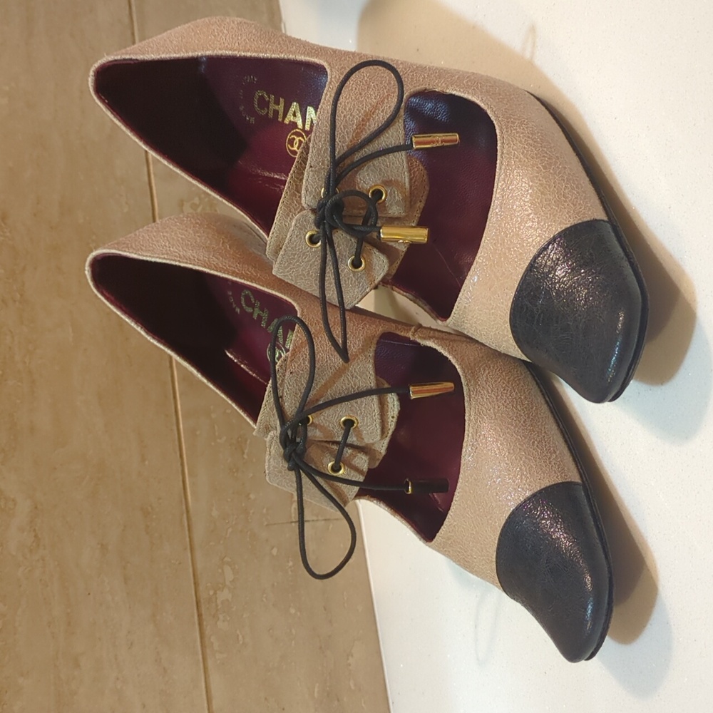 Chanel heels light brown size 35.5 EU